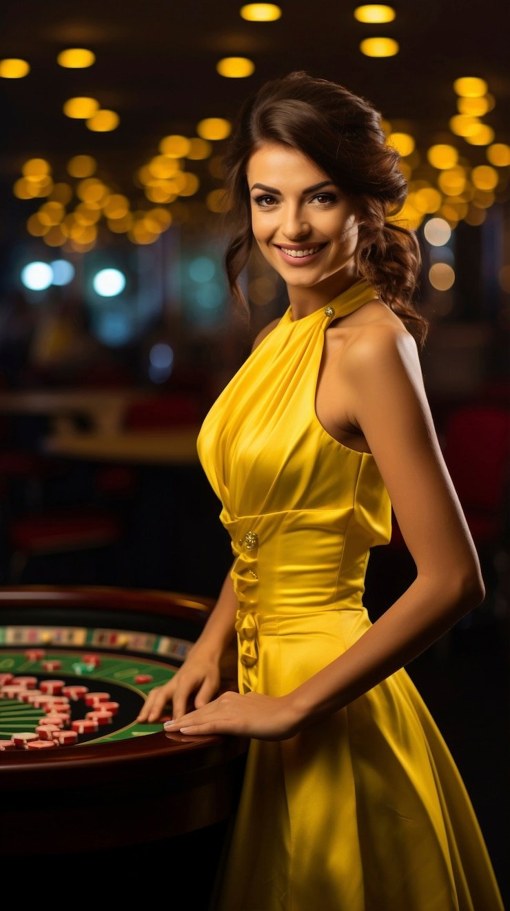 Live dealer blackjack table with multi-camera feed